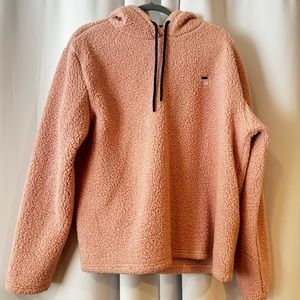 Pink Fila Fleece Hoodie